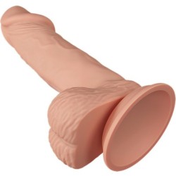 Kaunis Kohtaaminen Zebulon Realistinen Joustava Dildo 19.4 Cm Luonnollinen