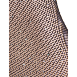 Net Bodycon Kjole Med Glitter S/L