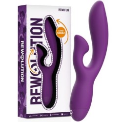 Rewofun Vibrador Flexível Com Rabbit