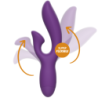 Rewofun Vibrador Flexível Com Rabbit