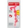 Bendy Twist Raudoni Analiniai Rutuliukai