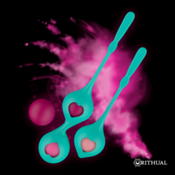 Deva Set Vaagnapõhjalihaste Treenimise Komplekt Roheline Aqua