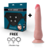 Harness + Dual Density Realistic Crusader Dildo 21.5 Cm -O- 4.46 Cm
