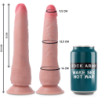 Imbracatura + Dildo Realistico Crusader a Doppia Densità 21.5 Cm -O- 4.46 Cm