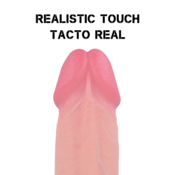 Arreio + Dual Density Tiger Dildo Realista 14 Cm -O- 4.46 Cm
