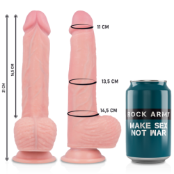 Arnés + Dildo de Silicona Líquida Premium Spitfire 21 Cm -O- 4.62 Cm