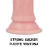 Pas + Vibrator iz tekočega silikona z daljinskim upravljalnikom Premium Apache 20,5 cm -O- 4,62 cm