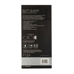 Butt Quiver Estimulador Do Ponto P 7 Velocidades Preto