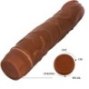 Bob Realistyczny Wibrator 22.5 Cm Mulat
