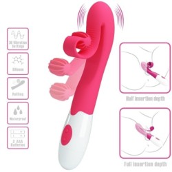 Vibrator og Stimulator 30 Hastigheder Rosa
