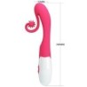 Vibrator och Stimulator 30 Hastigheter Rosa