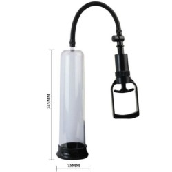 Erektionspumpe med fingergreb og vibration