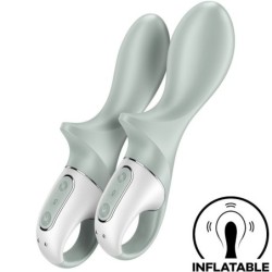 Air Pump Booty 3 Oppustelig Anal Vibrator Grøn Grå