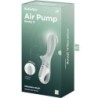 Air Pump Booty 3 Nafukovací Anální Vibrátor Zelená Šedá