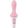 Air Pump Booty 5+ Oppustelig Anal Vibrator Pink
