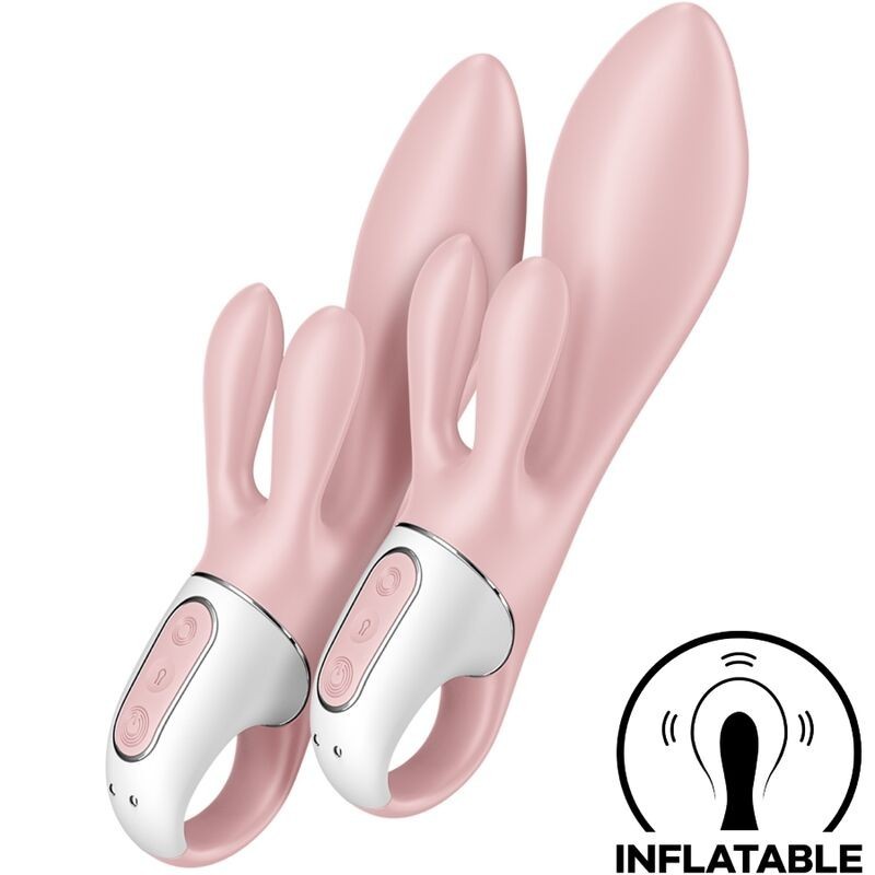Air Pump Bunny 3 Inflable Vibrador Rabbit Rosa