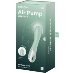Air Pump Vibrador 3 Inflable Punto G Menta