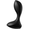 Backdoor Lover Plug Anālais Vibrators Melns