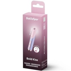 Bold Kiss Stimulateur Clitoris Par Ondes Rose / Violet