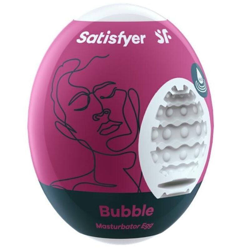Bubble Masturbátor v tvare vajíčka