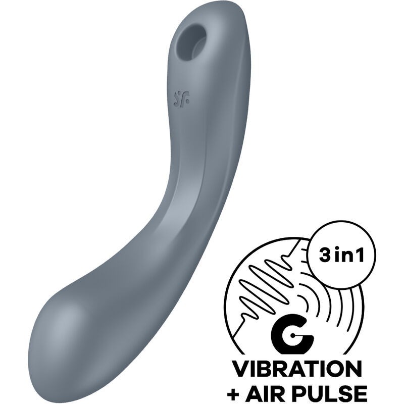 Curve Trinity 1 Air Pulse Vibration Harmaa