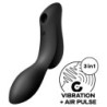Curvy Trinity 2 Y stimulators un vibrators Melns