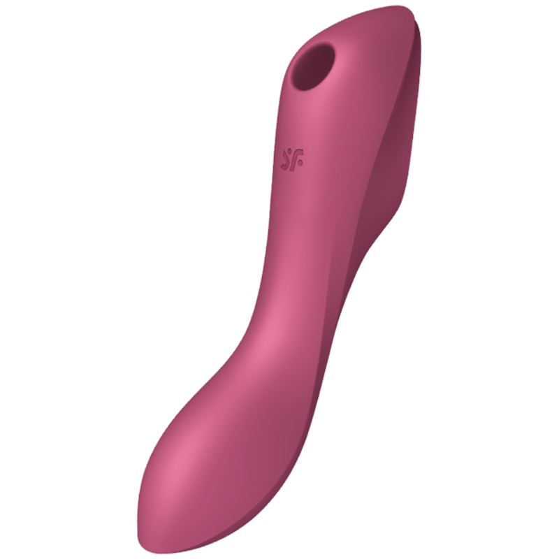 Curvy Trinity 3 Stimulator Y Vibrator Roșu