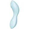Curvy Trinity 5 Y-kujuline stimulaator ja vibraator, rakendusega, sinine