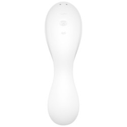 Curvy Trinity 5 Valge App-iga stimulaator ja vibraator
