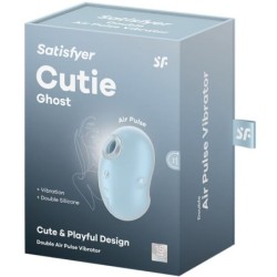 Cutie Ghost Vibratorius Lay-On Šviesiai Mėlynas