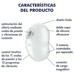 Cutie Ghost Lay-On Vibrator Vit