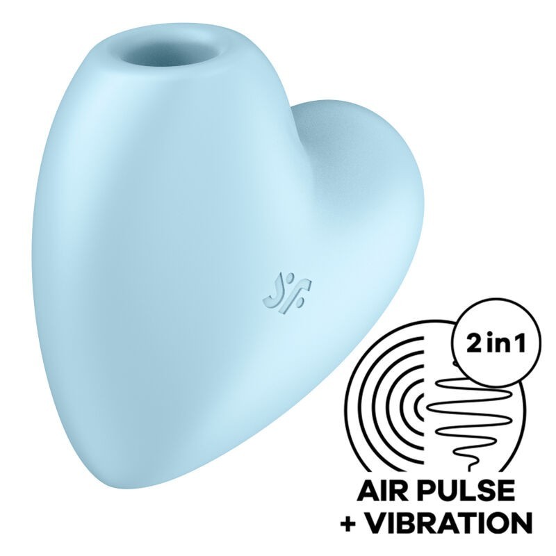 Cutie Heart Stimulator in Vibrator Modre Barve