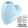 Cutie Heart Estimulador Y Vibrador Azul