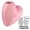Cutie Heart rozā stimulators un vibrators