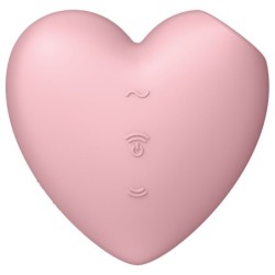 Cutie Heart Vaaleanpunainen Stimulaattori ja Vibraattori