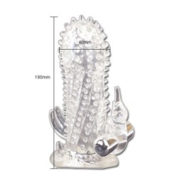 Brave Man Extension Pene Vibrador Rabbit