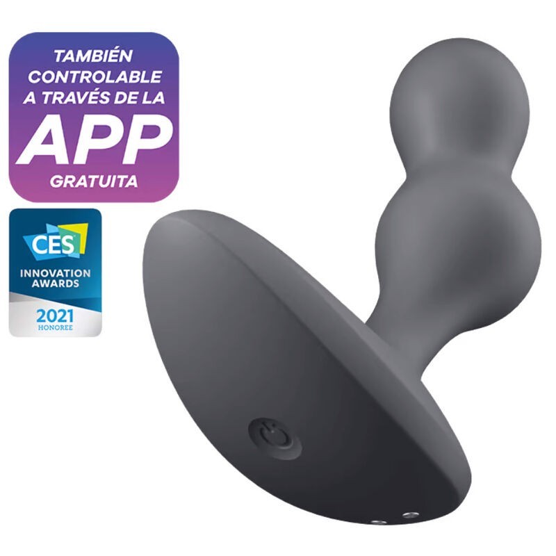 Deep Diver Plug Vibrator App Grijs