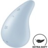 Dew Drop Vibrator Lay-On Modre Barve