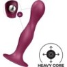 Double Ball-R Gode en Silicone Grenat