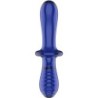 Double Crystal Dildo Blå