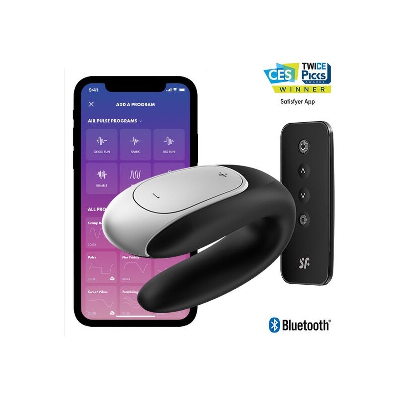 Double Fun Partner Vibrador Negro