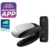 Dubultprieka Partneris Vibrators Melns