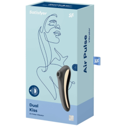 Dual Kiss Klitora Stimulators Melns