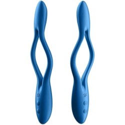 Elastisches Spiel Multi Vibrator Blau