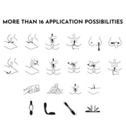 Elastic Joy Multi Vibrátor Piros