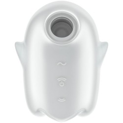 Glowing Ghost Air Pulse & Vibrador Blanco