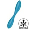 Vibrador Multi Flexível Ponto G 1 Azul