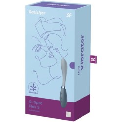 G-Spot Flex 3 Multi Vibrátor Sivý
