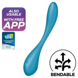 G-Spot Flex 5 Multi Vibrator Modre barve