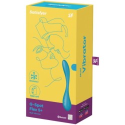 G-Spot Flex 5 Multi Vibrator Modre barve